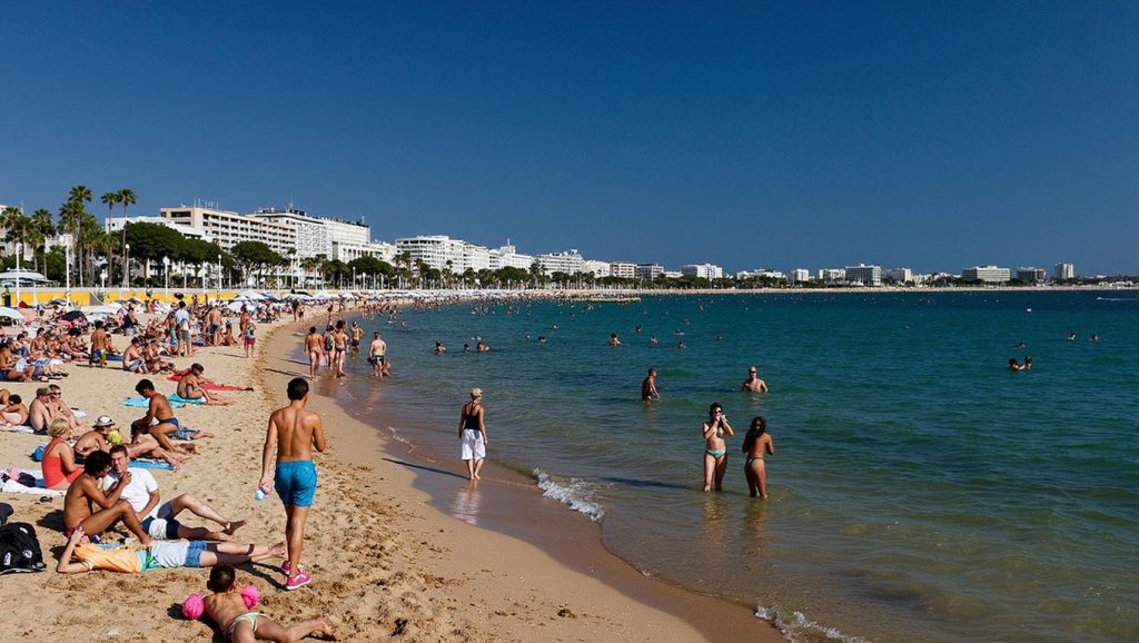 Plage des dauphins - Cannes, Côte d'Azur