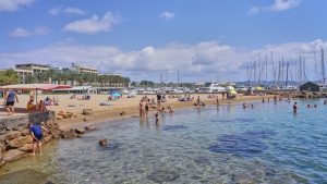 Plage du Sable d’Or (Mandelieu-la-Napoule, Alpes-Maritimes)