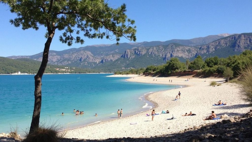 Plage Vigne d'Aiguines - Les Salles-sur-Verdon, Côte d'Azur