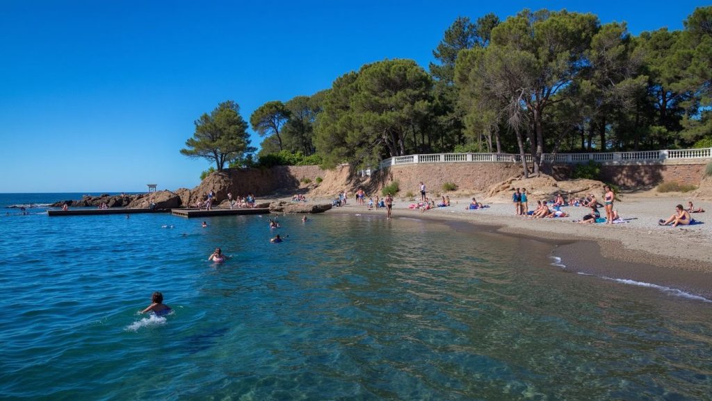 Plage de Boulouris - Saint-Raphaël, Côte d'Azur