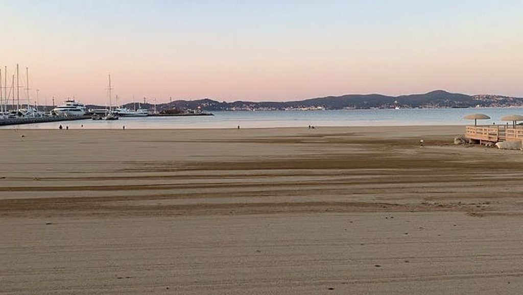 Plage du centre ville - Sainte-Maxime, Côte d'Azur