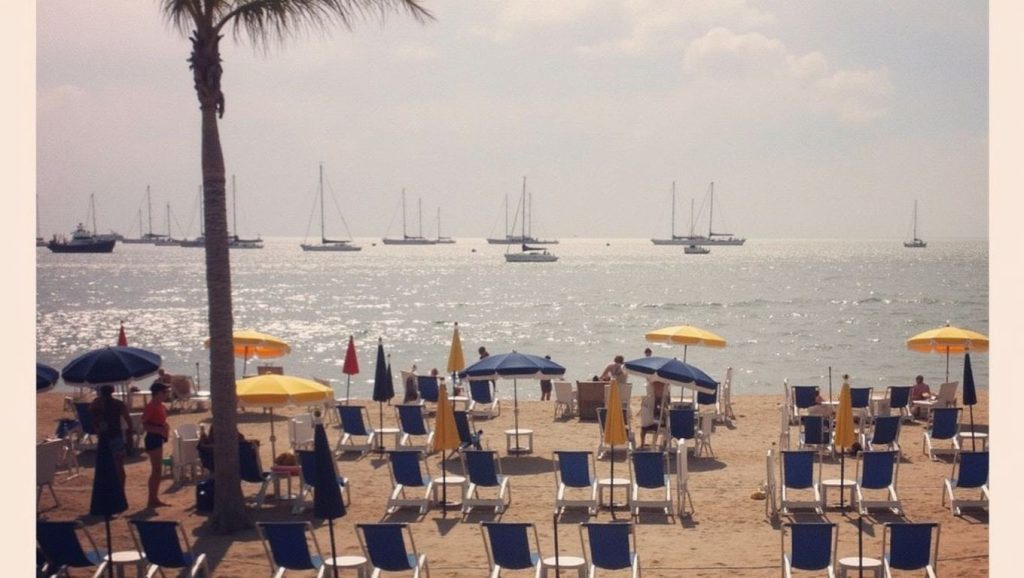 Plage des dauphins - Cannes, Côte d'Azur