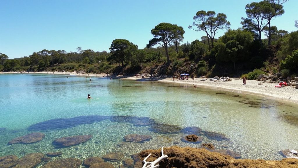Plage de la Chapelle Saint-Georges - Bormes-les-Mimosas, Côte d'Azur