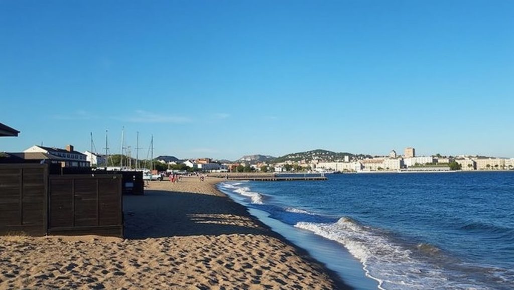 Plage du Pébrier - Fréjus, Côte d'Azur