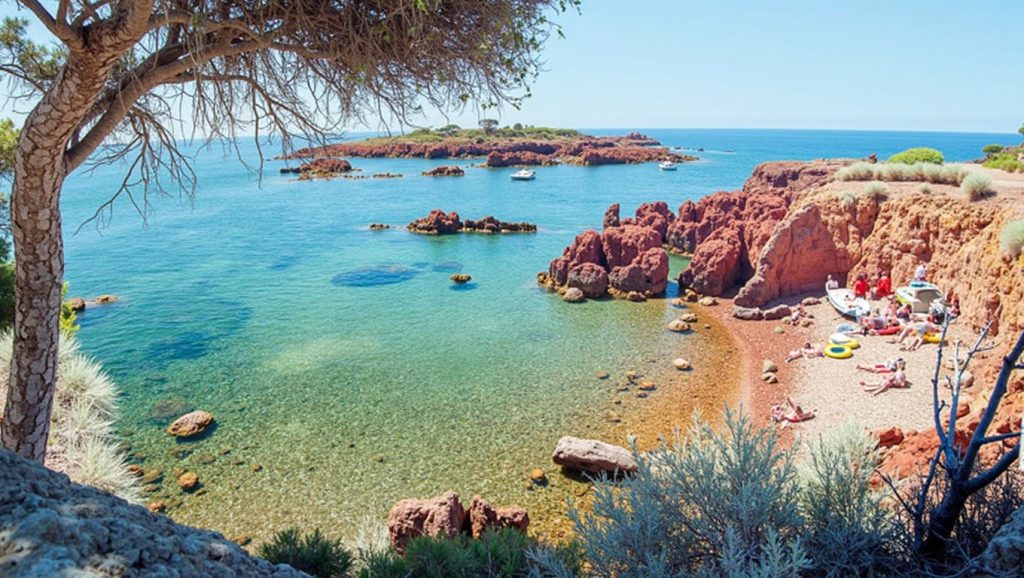 Plage Fournas - Saint-Raphaël, Côte d'Azur