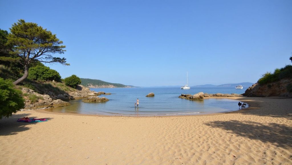Plage des Grottes - Hyères, Côte d'Azur