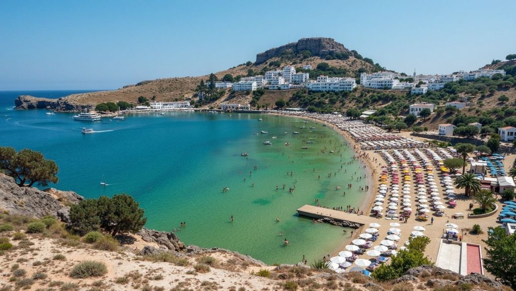 Lindos Beach - Rodas, Grecia