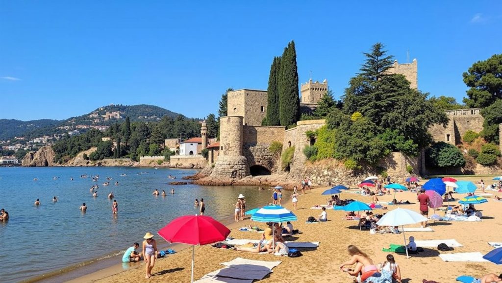 Plage du Château - Mandelieu-la-Napoule, Côte d'Azur