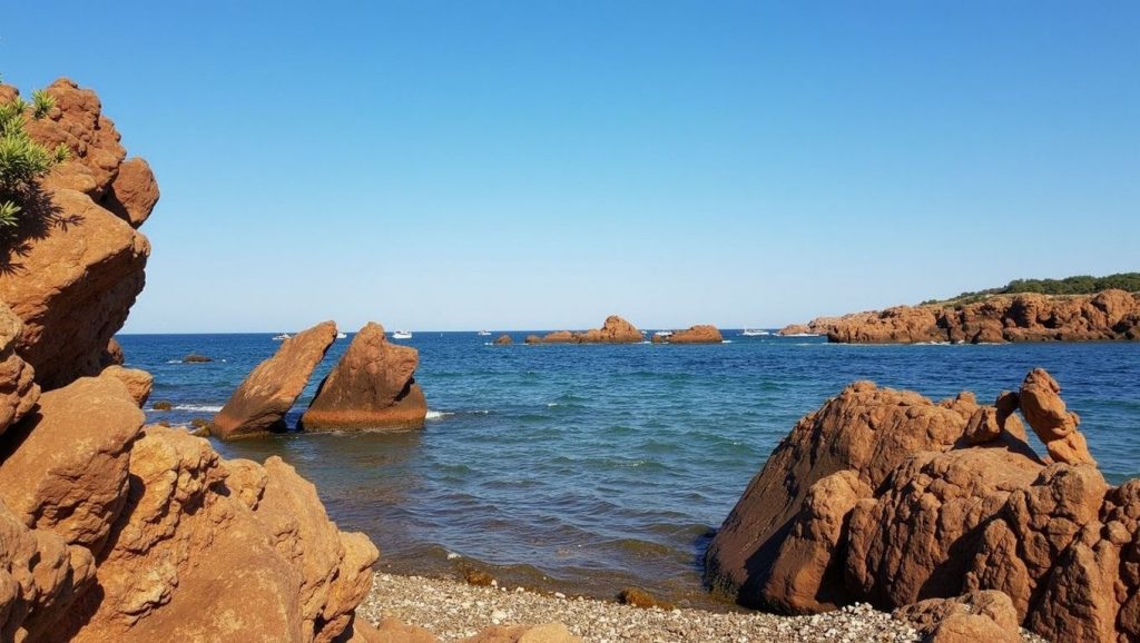Plage d'Aigue Bonne - Saint-Raphaël, Côte d'Azur