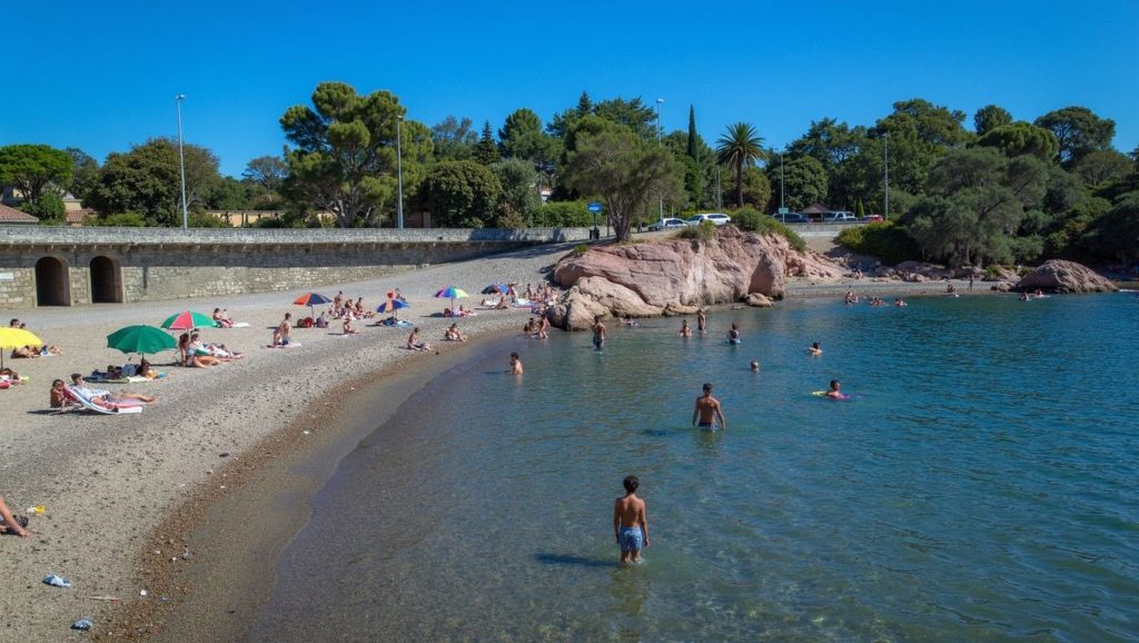 Plage de Boulouris - Saint-Raphaël, Côte d'Azur