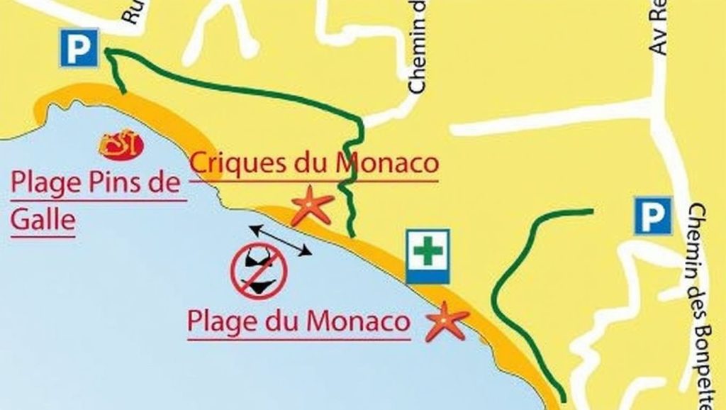 Plage naturiste du Monaco - Le Pradet, Côte d'Azur
