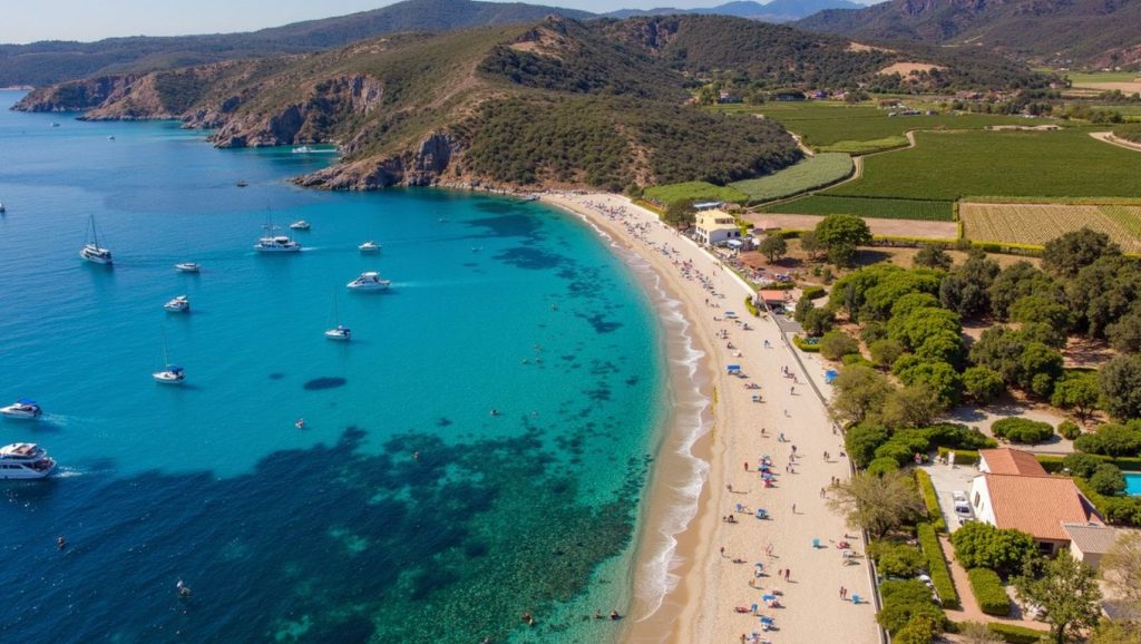 Plage de Briande - La Croix-Valmer, Côte d'Azur