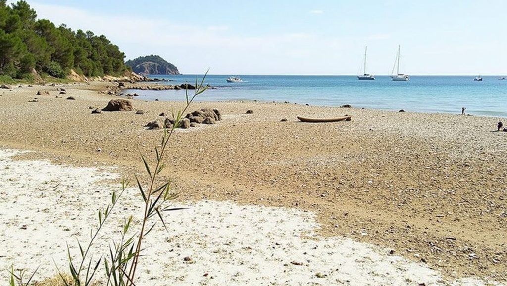 Plage du Luxembourg - Bormes-les-Mimosas, Côte d'Azur
