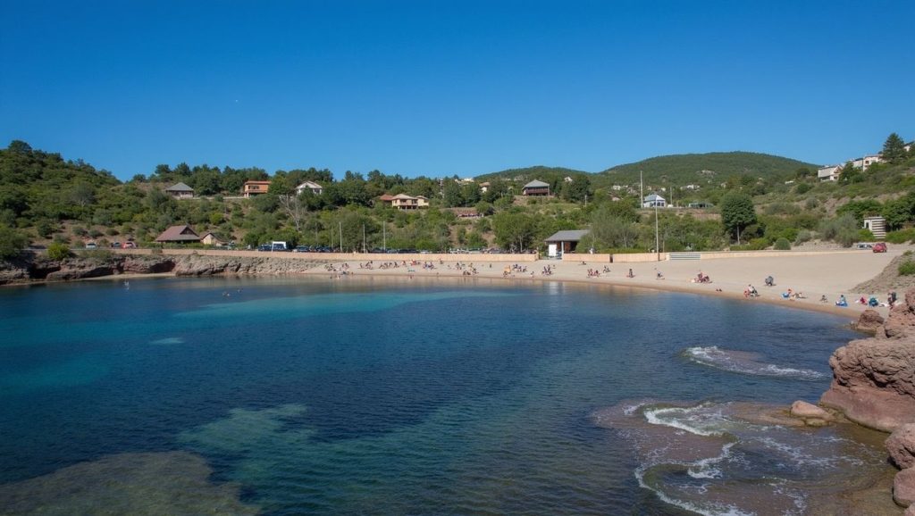 Plage du Pourrousset - Saint-Raphaël, Côte d'Azur