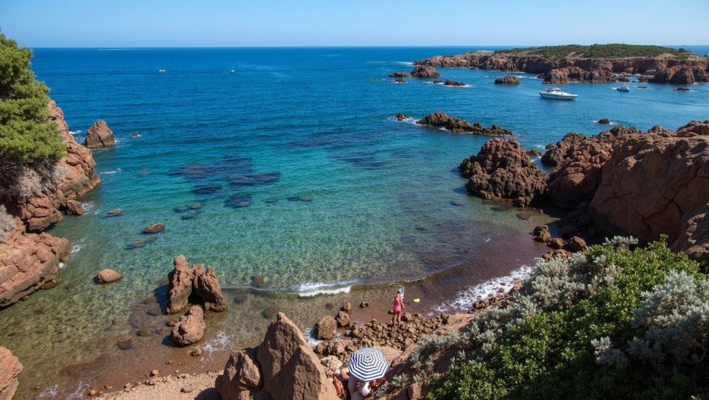 Beach Brieux - Saint-Raphaël, Côte d'Azur