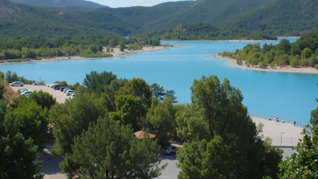 Plage Margaridon - Les Salles-sur-Verdon, Côte d'Azur