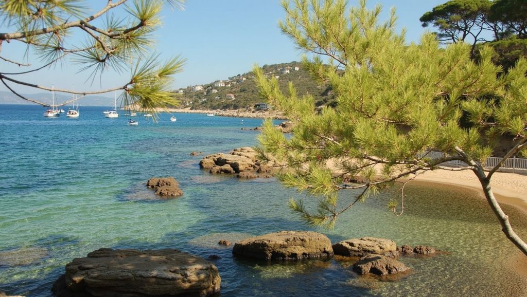 Plage des Grottes - Hyères, Côte d'Azur