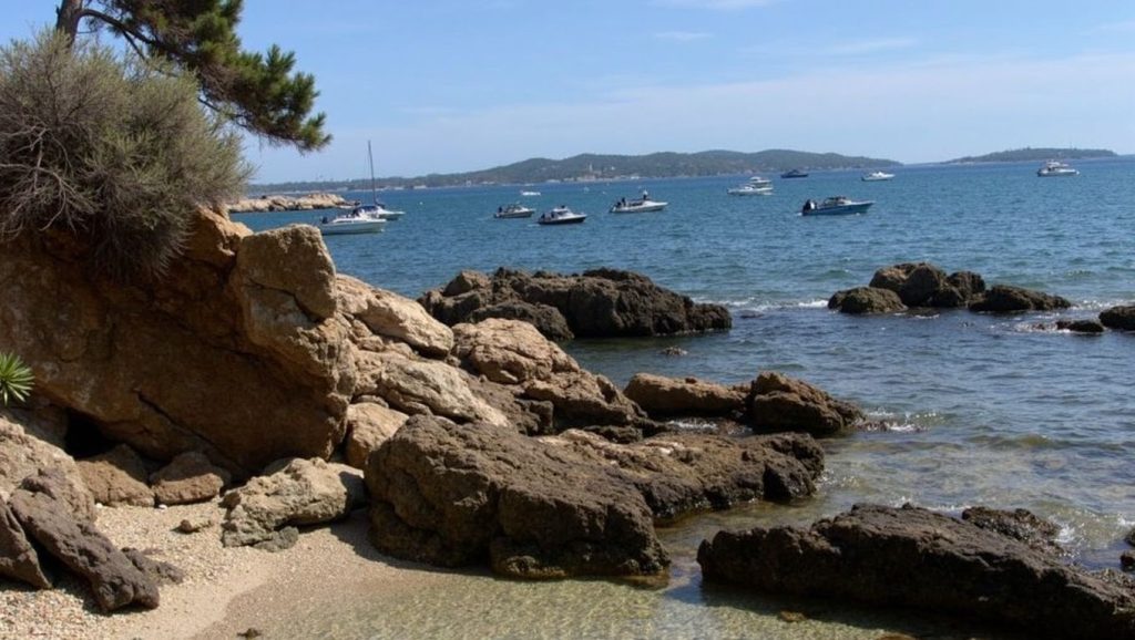 Plage du Bon Renaud - Hyères, Côte d'Azur