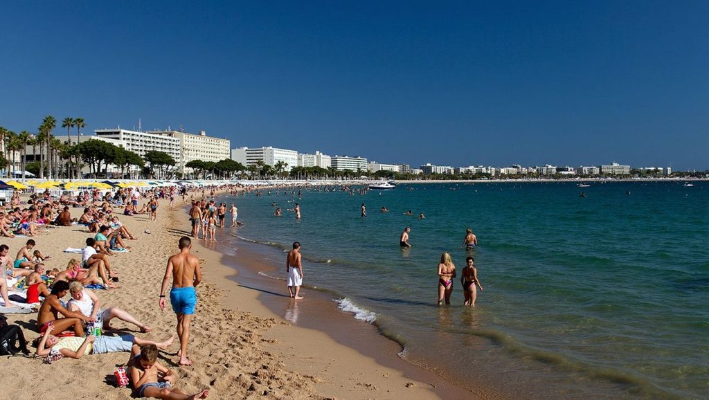 Plage des dauphins - Cannes, Côte d'Azur