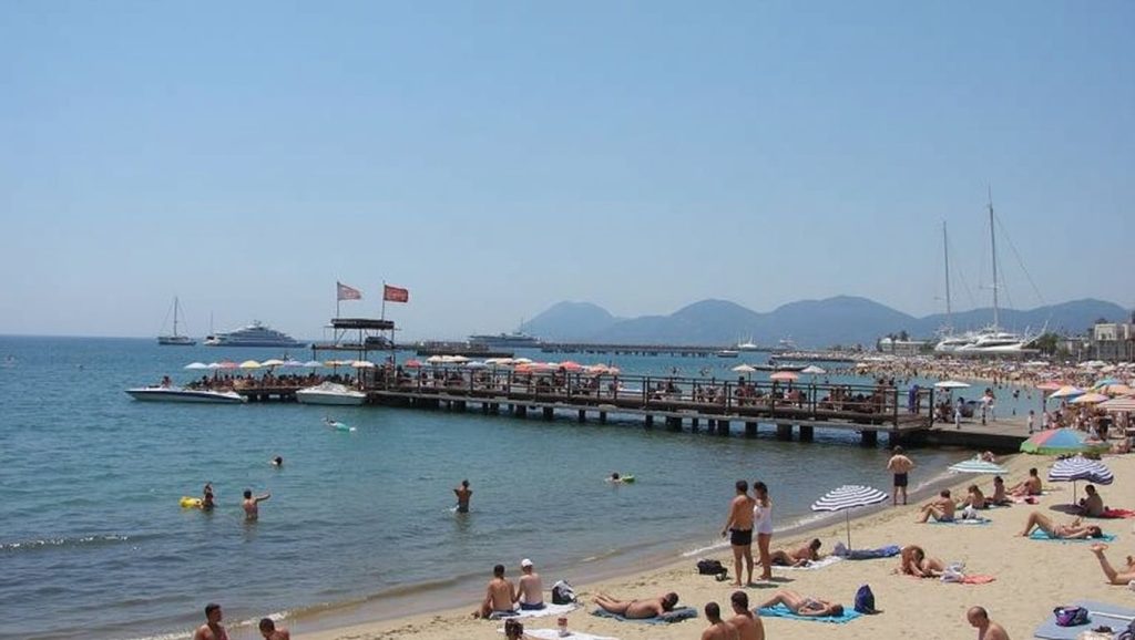 Plage de la Croisette - Sainte-Maxime, Côte d'Azur