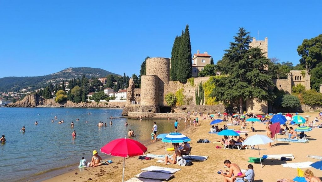 Plage du Sable d'Or - Mandelieu-la-Napoule, Côte d'Azur