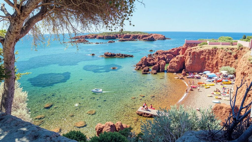 Plage du Val Fleury - Saint-Raphaël, Côte d'Azur