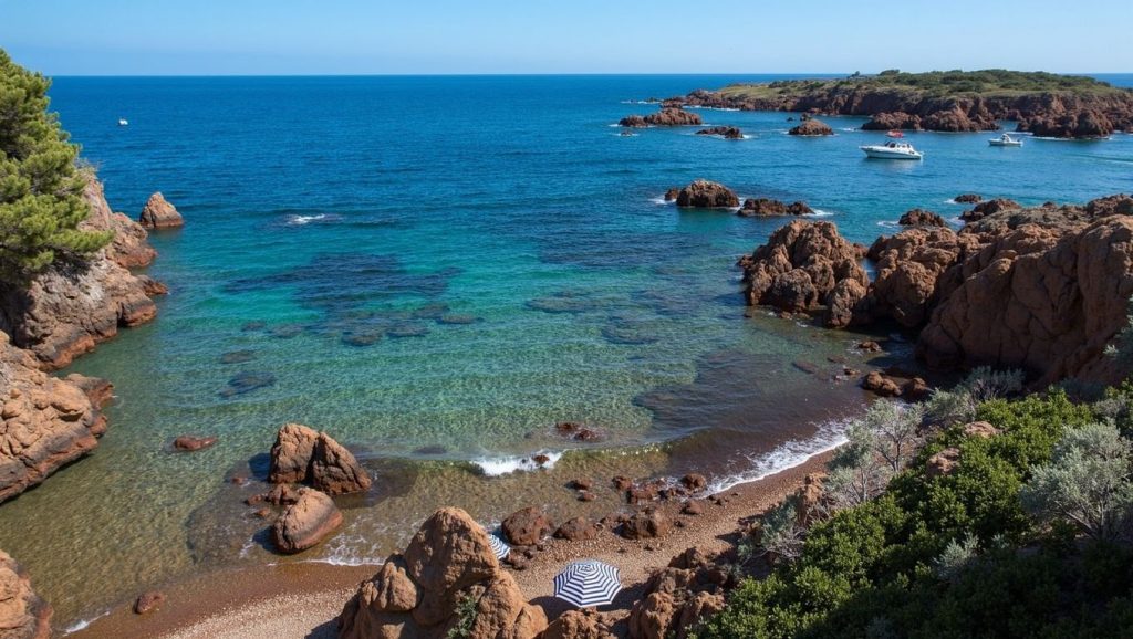 Beach Brieux - Saint-Raphaël, Côte d'Azur