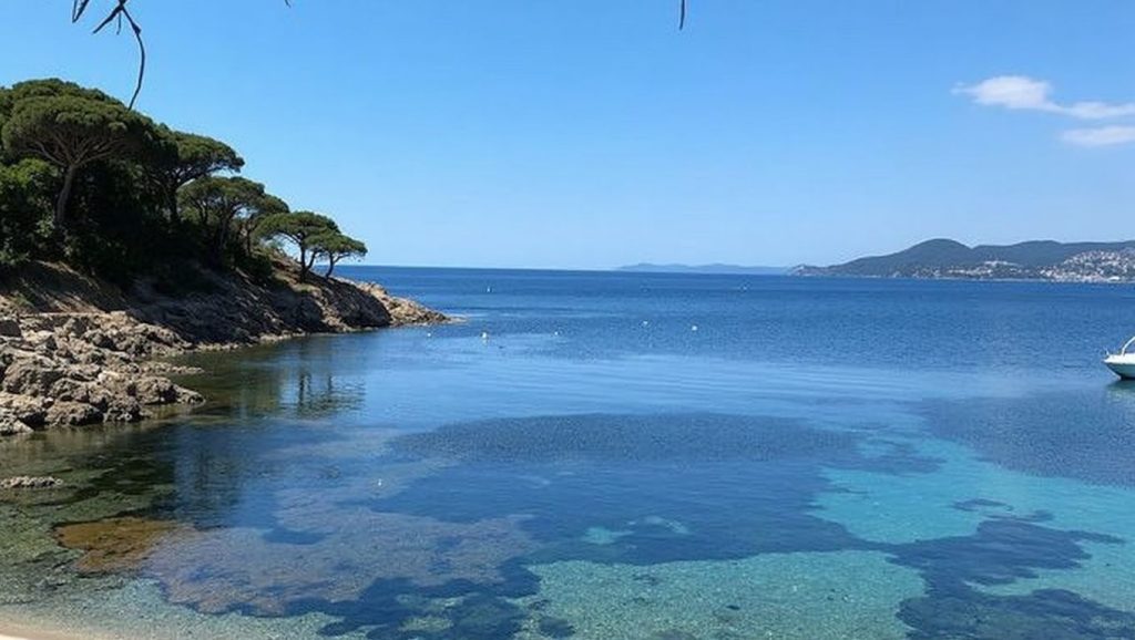 Plage du Treuil - La Croix-Valmer, Côte d'Azur