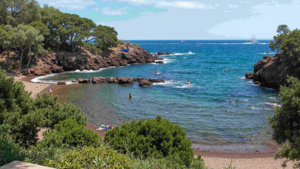 Plage de Santa-Lucia - Saint-Raphaël, Côte d'Azur