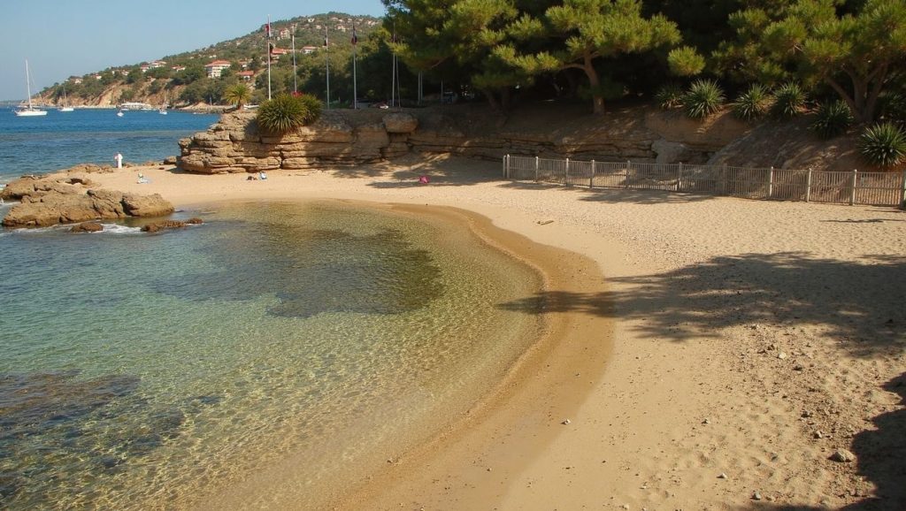 Plage des Grottes - Hyères, Côte d'Azur