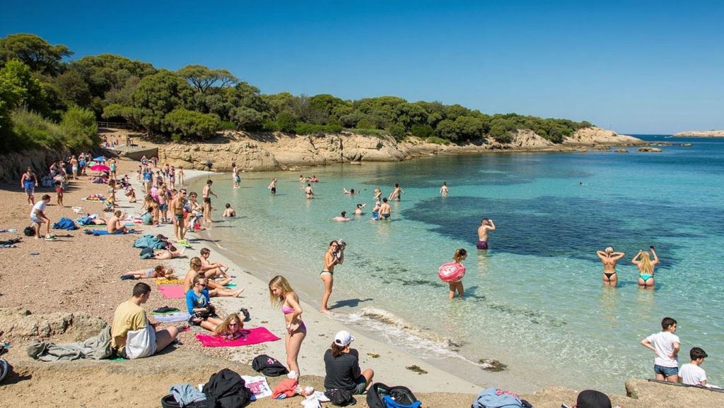 Plage du sud - Hyères, Côte d'Azur