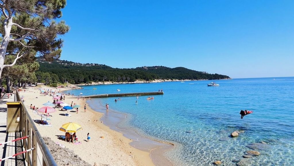 Plage de Gigaro - La Croix-Valmer, Côte d'Azur