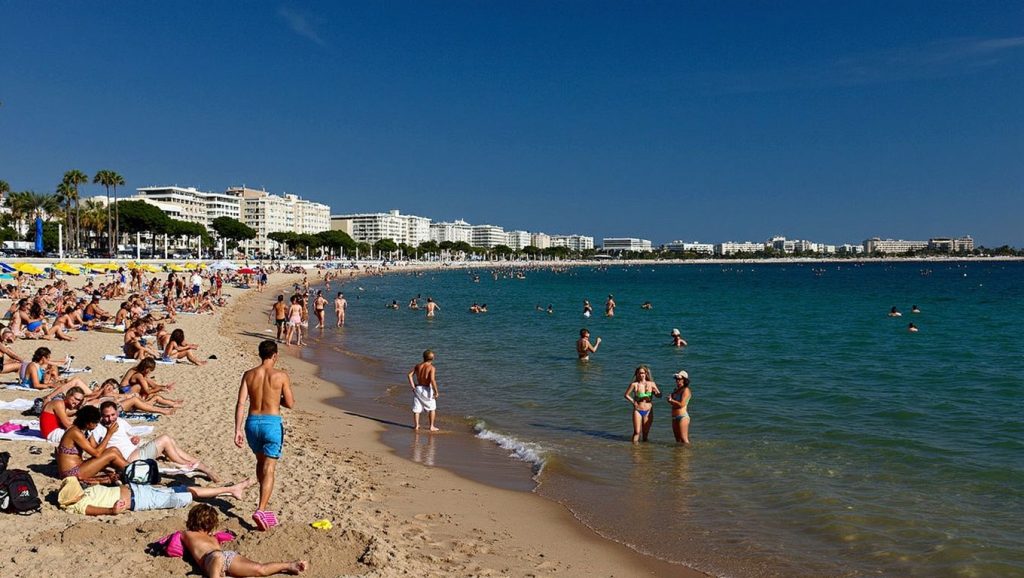 Plage des dauphins - Cannes, Côte d'Azur