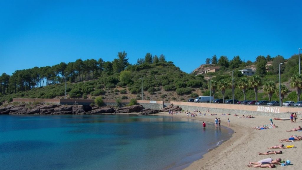 Plage du Pourrousset - Saint-Raphaël, Côte d'Azur