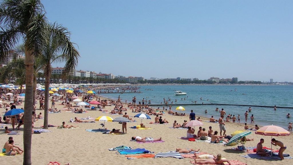 Plage de la Croisette - Sainte-Maxime, Côte d'Azur