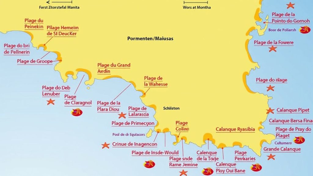 Plage de la Chapelle Saint-Georges - Bormes-les-Mimosas, Côte d'Azur