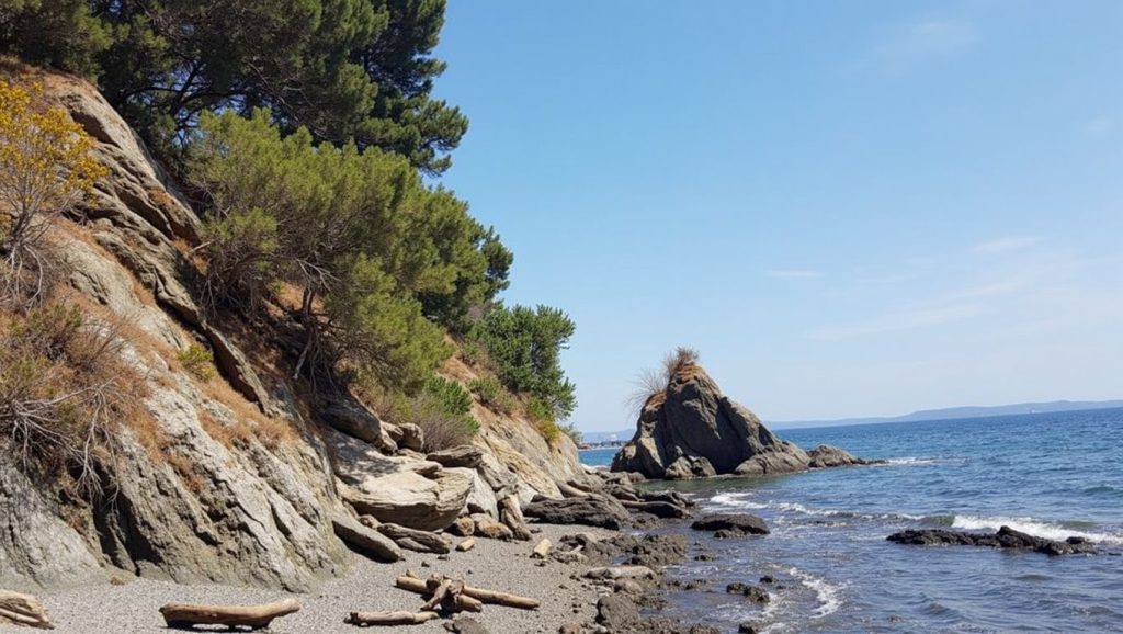Plage de la Pointe du Pellegrin - Bormes-les-Mimosas, Côte d'Azur