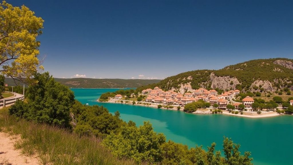 Plage de Bauduen - Bauduen, Côte d'Azur