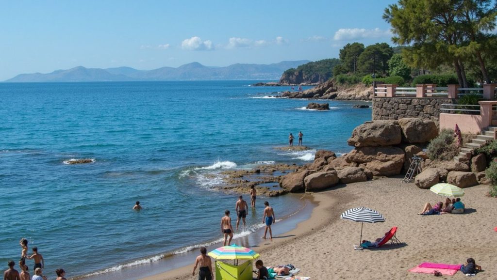 Plage Garde Vieille - Saint-Raphaël, Côte d'Azur