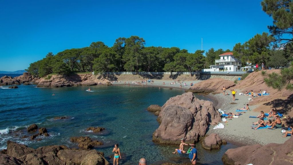Plage de Boulouris - Saint-Raphaël, Côte d'Azur