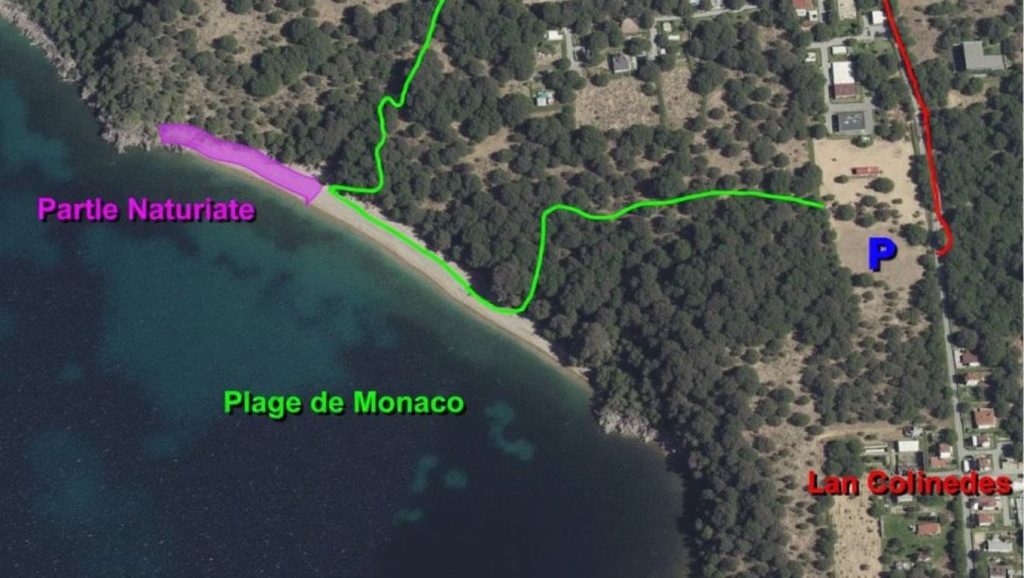 Plage naturiste du Monaco - Le Pradet, Côte d'Azur
