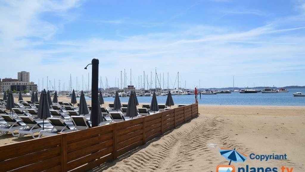 Plage du centre ville - Sainte-Maxime, Côte d'Azur
