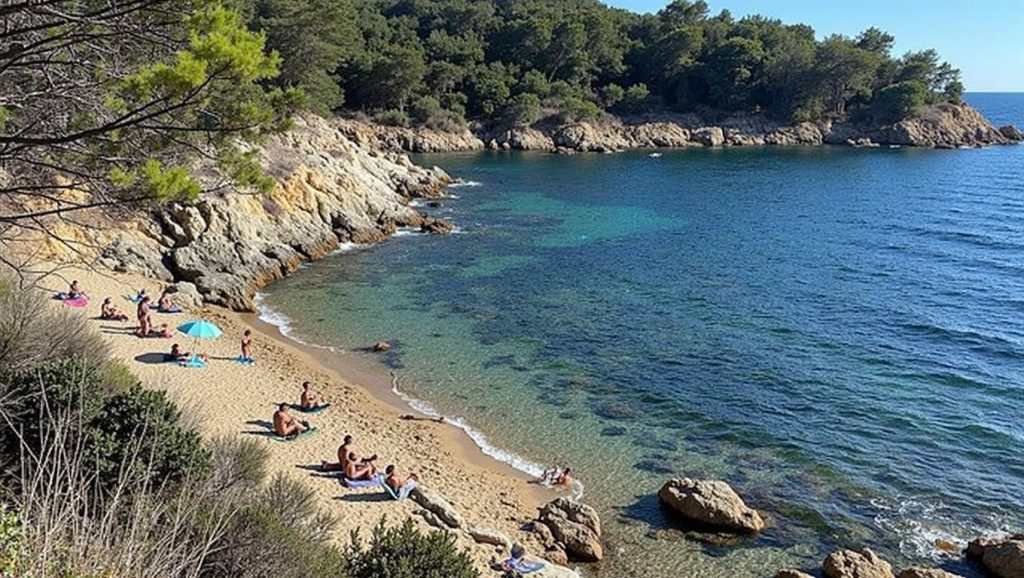 Plage de Briande - La Croix-Valmer, Côte d'Azur