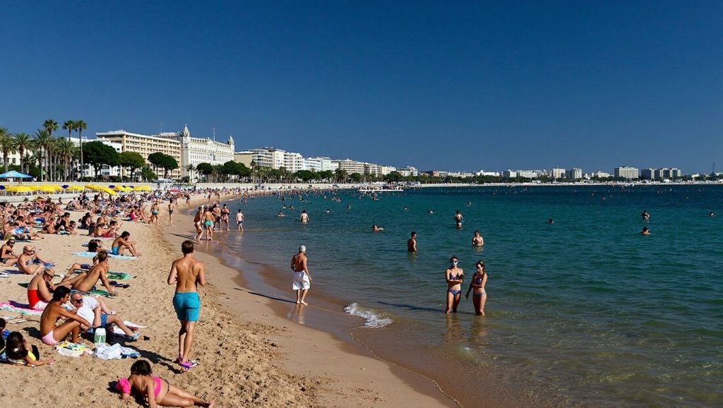 Plage des dauphins - Cannes, Côte d'Azur