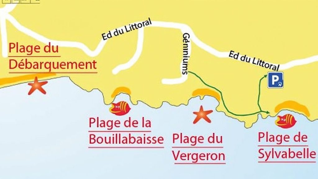 Plage du Vergeron - La Croix-Valmer, Côte d'Azur