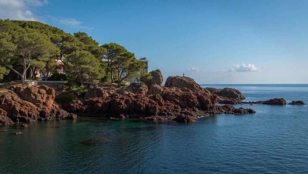 plage de la Pointe Notre Dame - Saint-Raphaël, Côte d'Azur