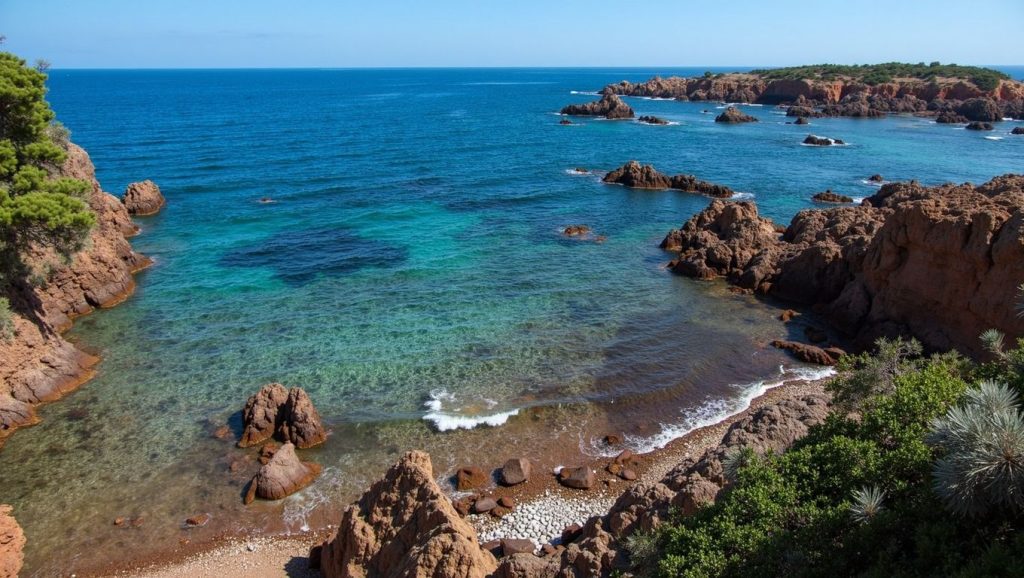 Beach Brieux - Saint-Raphaël, Côte d'Azur
