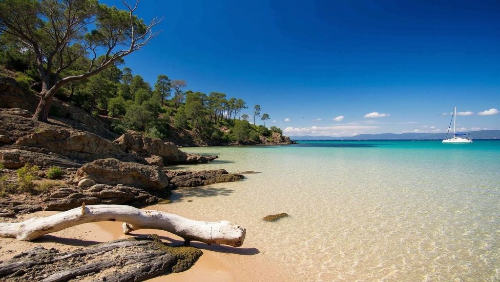 Plage des Grottes - Hyères, Côte d'Azur