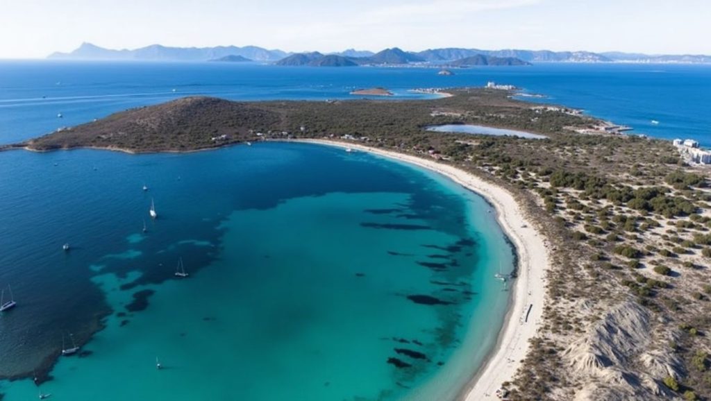 Arena de Platja de s'Alga (Formentera),  ()