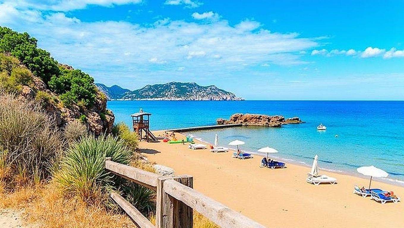 Playa Es Figueral (Santa Eulàlia des Riu, Ibiza)